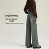 2025 Women's Retro High-Waist Wide-Leg Jeans - New Spring & Autumn Style for Pear-Shaped Bodies