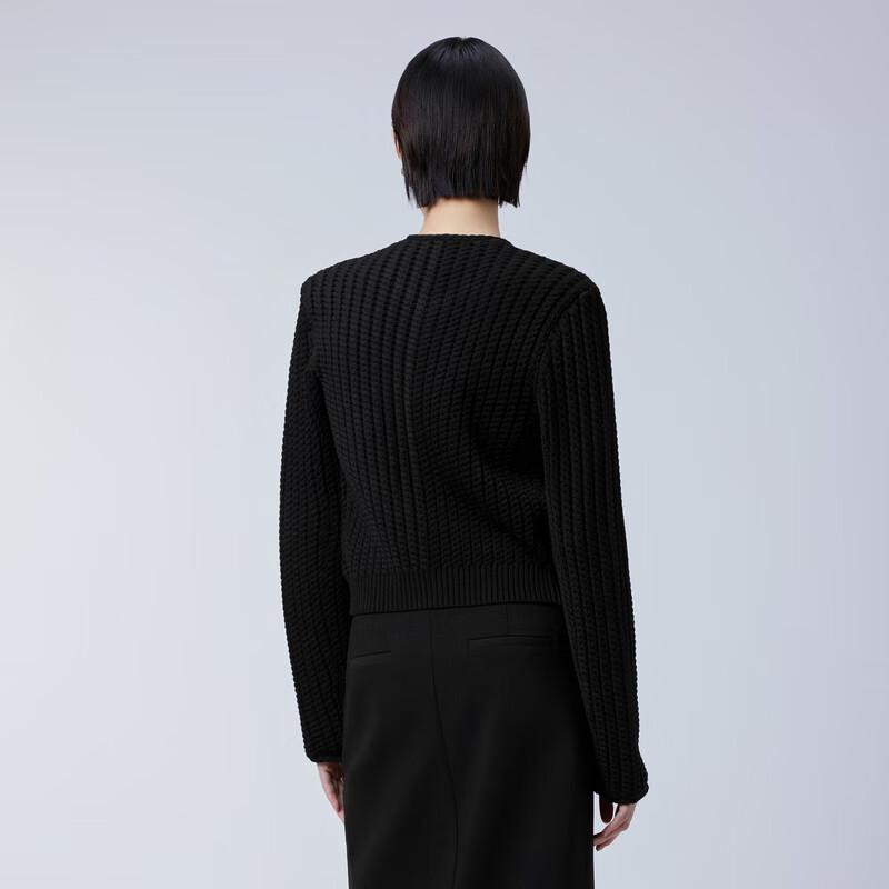 JNBY Women's Slim-Fit Cropped Knit Sweater