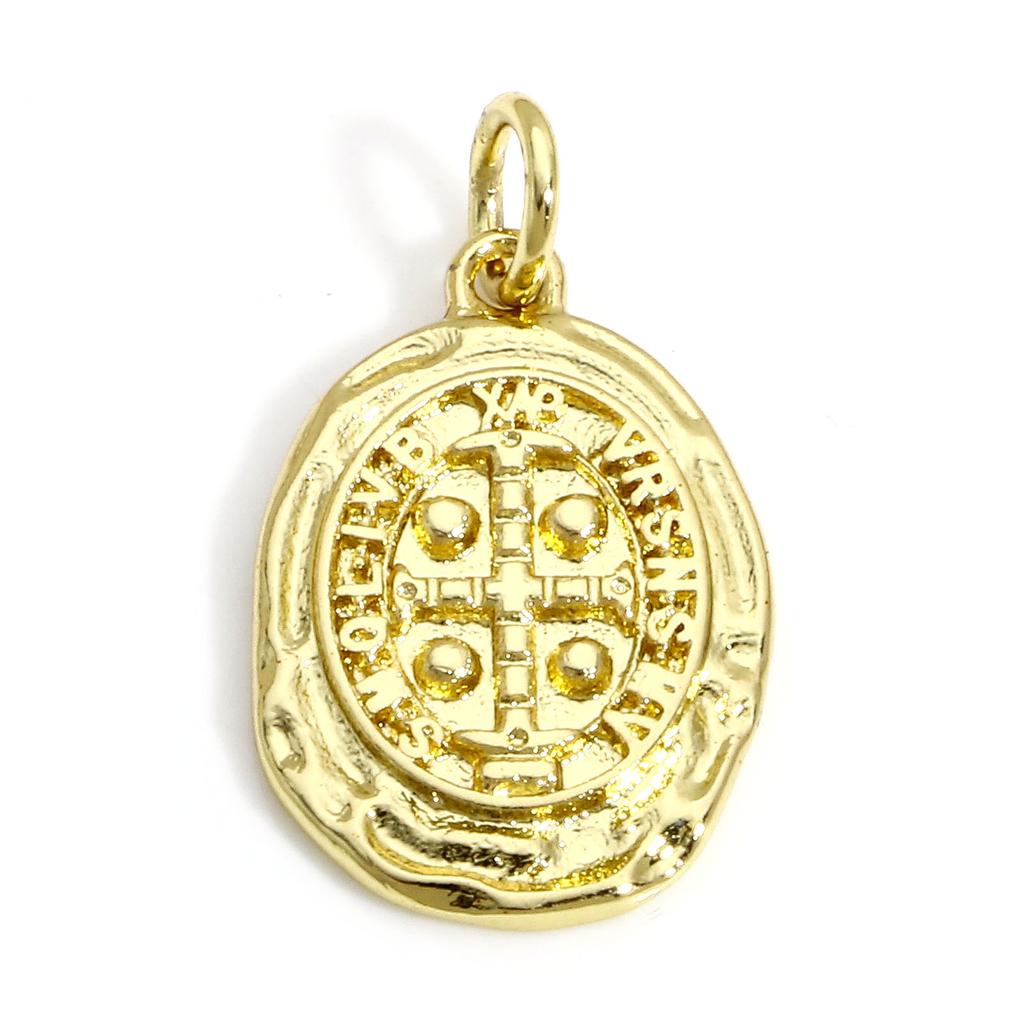 Brass Charms 18K Real Gold Plated Cake Glove Tower Star Pendants For DIY Necklace Jewelry Making, 1 Piece