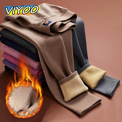 Herren Herbst Winter Plus Samt Hohe Taille Dicke Hose Outdoor Thermo Kleidung Legging Unterwäsche Für Männer