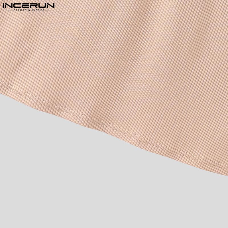 INCERUN Men Sleeveless Rib Casual Fitted Hooded Tank Tops with Oversleeve