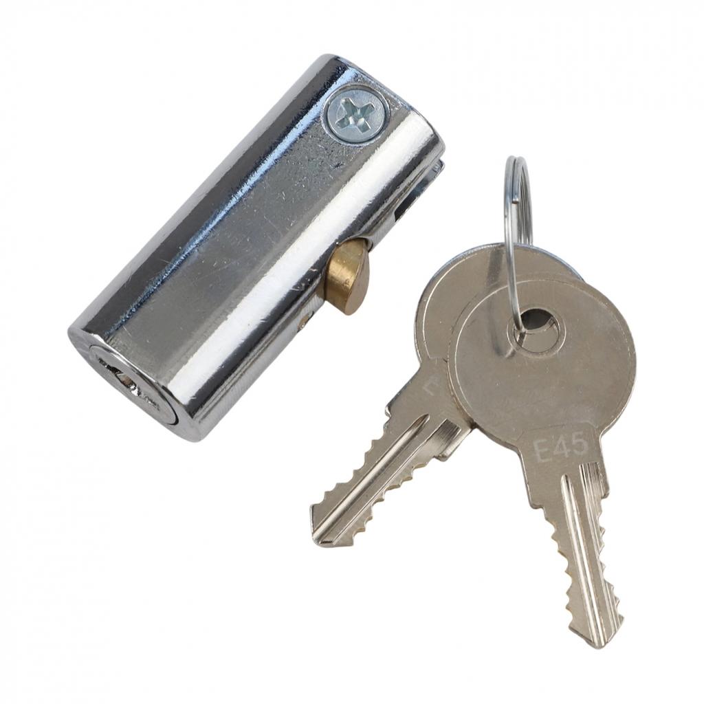 Jewelry Display Lock Sliding Lock Cylinder Zinc Alloy Cabinet Lock