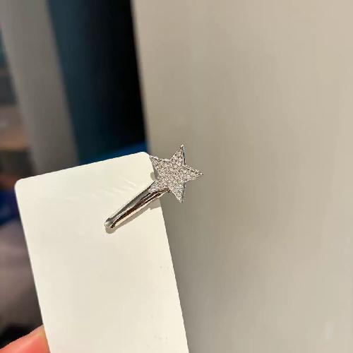

Y2k Beautiful Silver Color Hair Clips for Women Full-cover Rhinestone Heart-shaped Hairpins New Product
