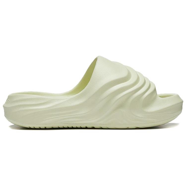 Li Ning Quiet Abrasion Resistant Slide Slippers Women's Light Fruit Green AZST006-5