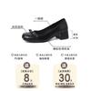 French Retro Ballet Single Shoes Women's Spring and Summer New Flat Mary Jane Shoes Versatile Skirt One Pedal Beanie Shoes