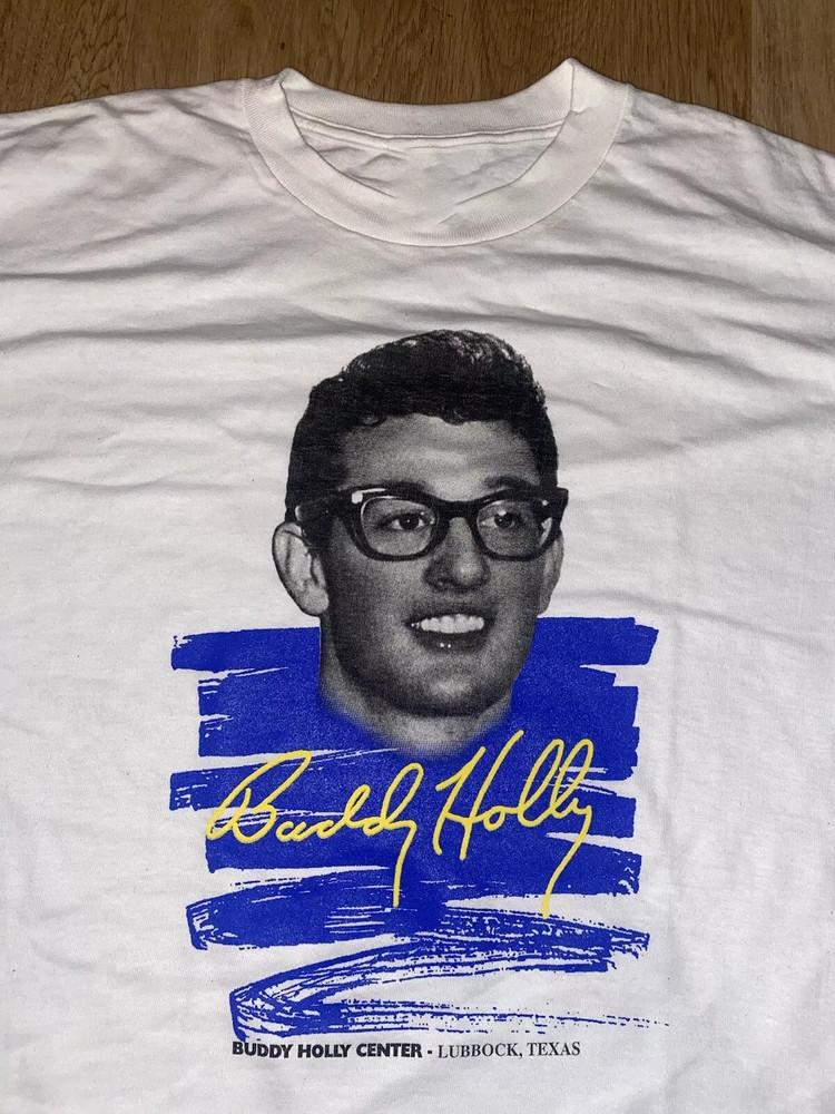 Vintage Buddy Holly Center Lubbock Texas Rock And Roll T-Shirt IM042 Unisex T-Shirt S