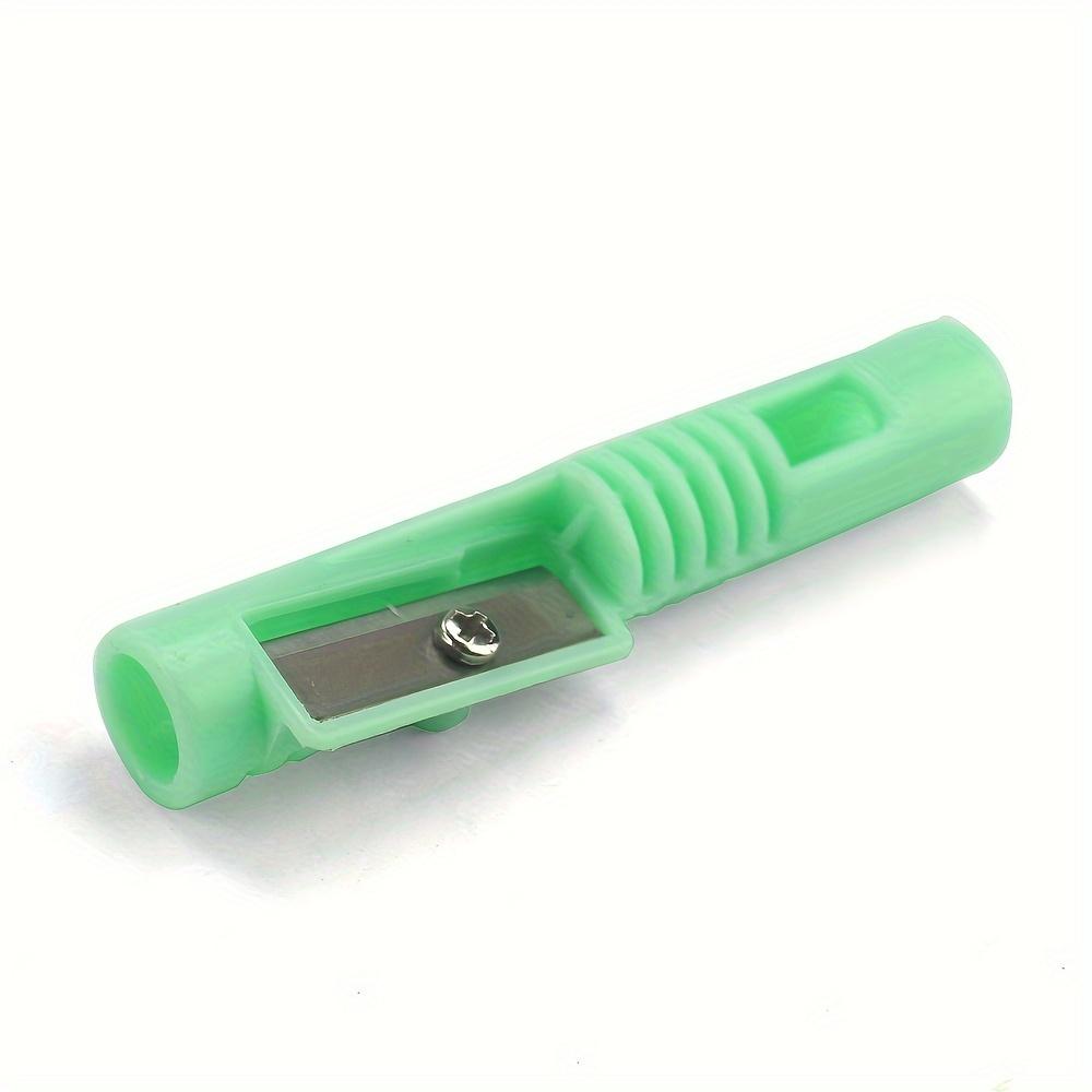 

Single-Hole Whistle-Shaped Macaron Color Pencil Sharpener with Pen Tip Extension Feature for Eyebrow Pencils, Lip Liners, and Eyeliners 241A-(MC) зелёный