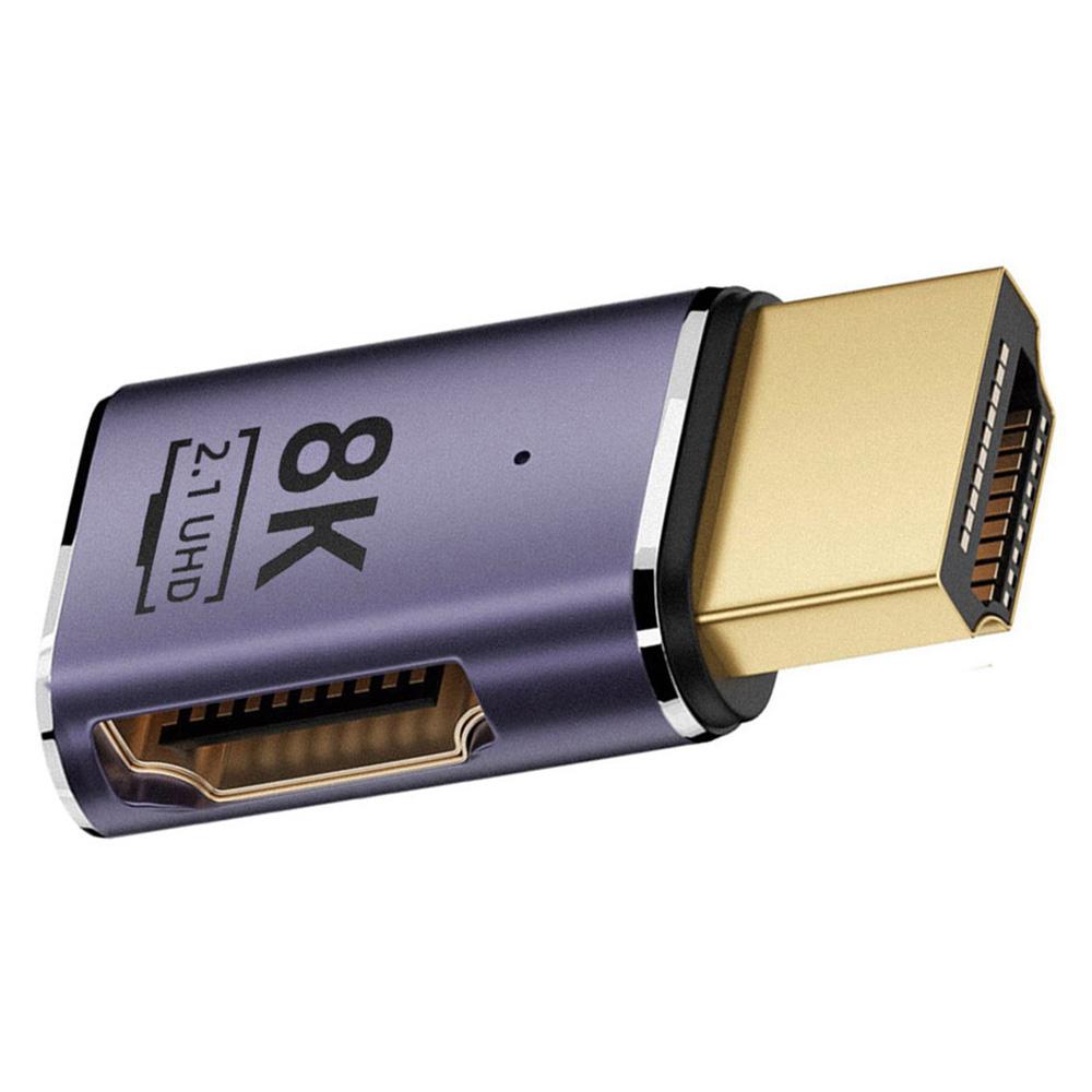 

HD-011-A8K02 8K 60Hz Video Output HDMI Convertor Gold-Plated Design HDMI Male to HDMI 2.1 Female Adapter for TV Projector Laptop Computer As Shown A