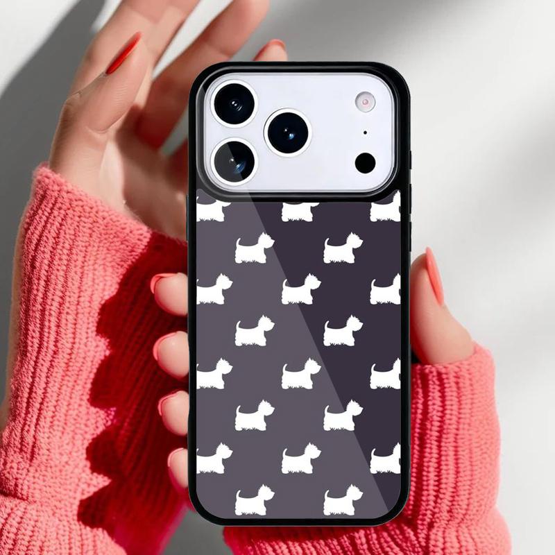 Whippet mum Westie highland terrier dog Phone Case for iPhone 17 Air 16e 15 14 13 Pro Max Back Cover for 12 11 Pro Coque