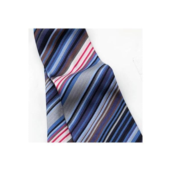 (Paul Smith) PAULSMITH Paul Smith Tie Navy Stripe PSJ-404 [Used]
