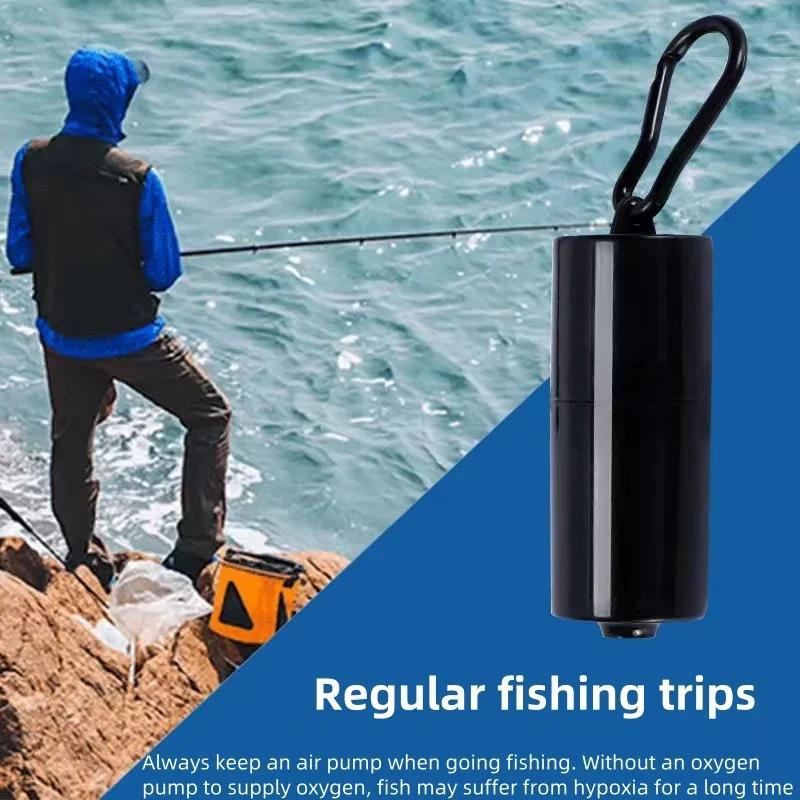 USB Mini Aquarium Air Pump Aerator, Silent High Output Oxygen Pump for Fish Tank, Waterproof Shell, Portable for Outdoor Fishing