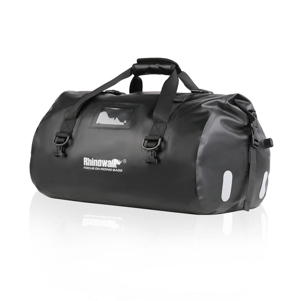 Rhinowalk Motorcycle Seat Dry Completely 45L Large Touring Carrier Air Valve Shoulder Belt Reflective Tape Easy to For Outdoor Motorcycle Dry Pack