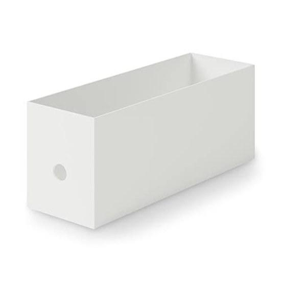 Muji Recycled Polypropylene File BoxStandard Type1 2White Gray Approximately Width 10Depth 32Height 12cm