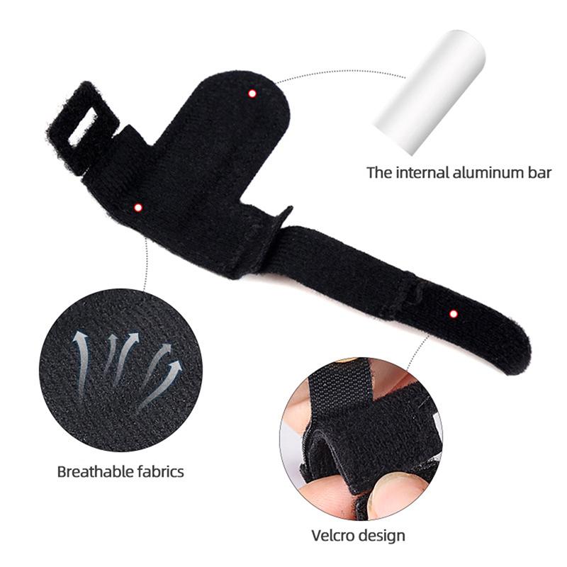 1Pc Pain Relief Trigger Finger Fixing Splint Straighten Brace Adjustable Sprain Dislocation Fracture Finger Splint Corrector Support