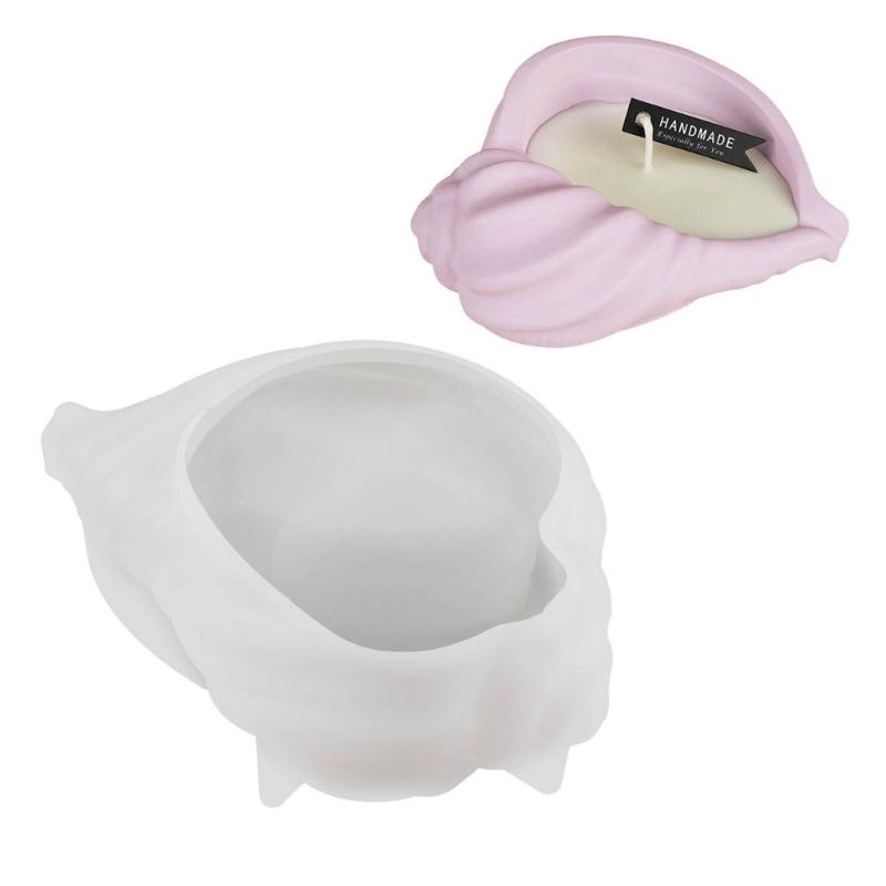 

Versatile Candle Mold Conch Shaped Silicone Mold lNon-stick Easy to Mold for Making Candle Plaster Home Decorations