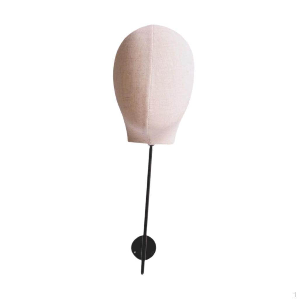 Mannequin Head Model Rack Decorative Practical Hat Display Stand Holder for Hairpieces Hair