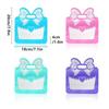 5 Pcs Candy Snack Packaging Bag Cute Bow Creative Party Favor Gift Bags Food Grade Self-Lock Zipper Sealed Bag Kid Birthday Gift
