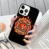 Fire Rescue Department Phone Case for iPhone 17 Air 16 15 14 12 13 PLUS 11 PRO MAX Cover Fundas Shell