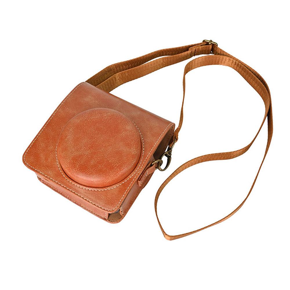 Mini 99 Camera Bag PU Leather Case For Fujifilm Fuji Instax Mini 99 Full Body Cover With Strap