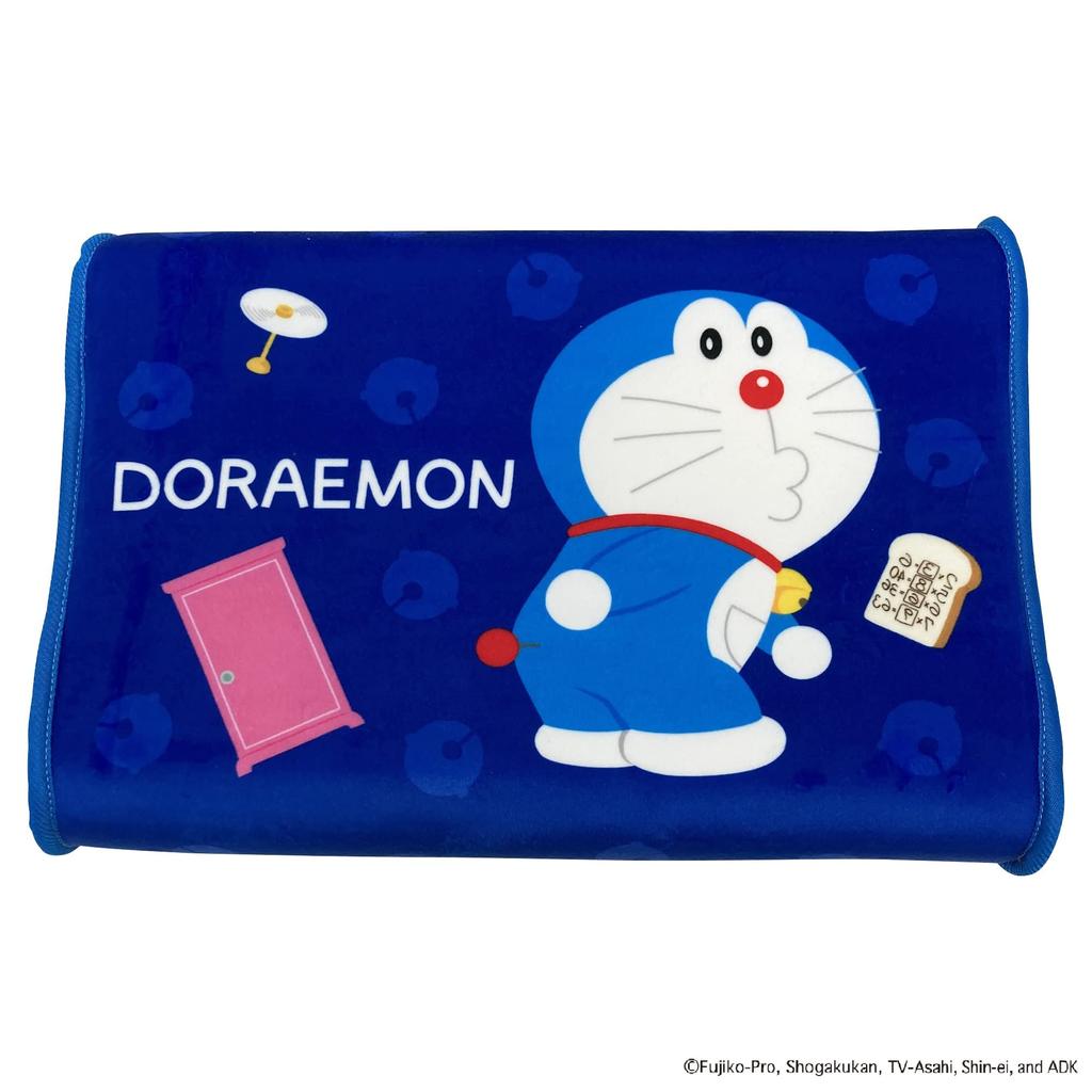MORIPiLO Morishita Pillow Memory Foam Doraemon 35x25cm Low Washable Cover Included Stuffed Toy Cushion Shogakukan Character Goods Navy 4620860