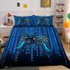 3D Game Controller Pattern Bedding Set Game Console Printed Down Duvet Cover with Pillowcase Teen Single Double Bed Full-size Home Decoration
