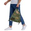 Ball Python Morphs Pattern Moss Green Backpacks Multi-function Drawstring Bags Shoes Bag Book Bags for Travel School