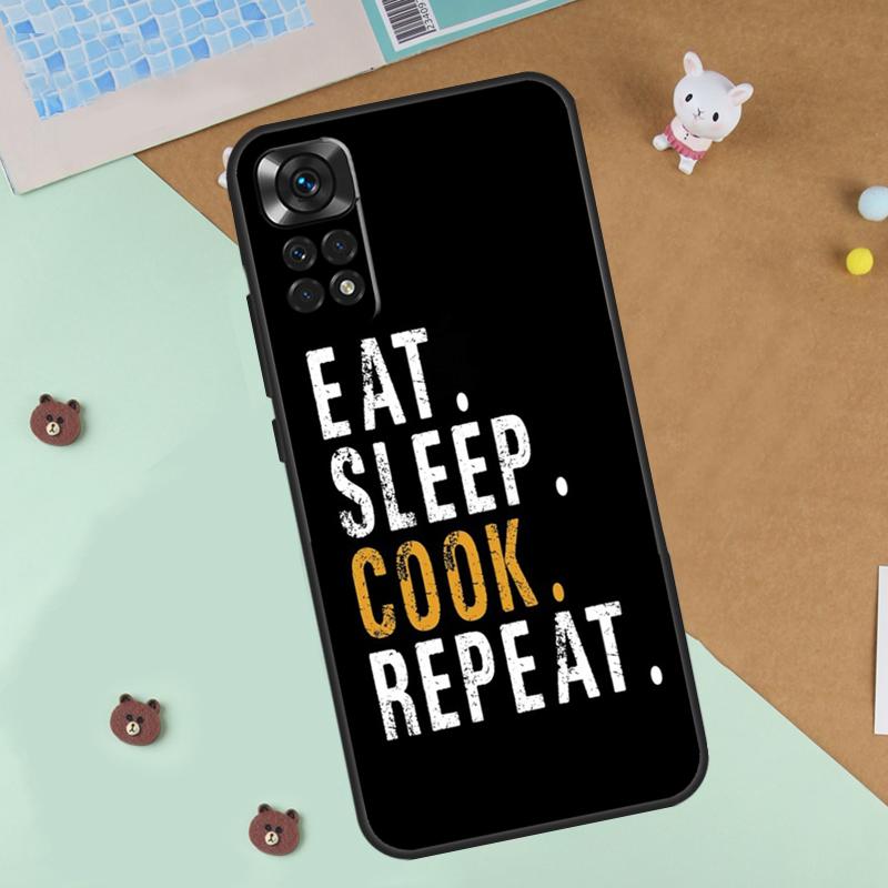 Cooking Chef Case For Xiaomi Redmi Note 13 12 11 9 10 14 Pro 10S 11S 12S Cover For Redmi 13C 10C 12C 14C