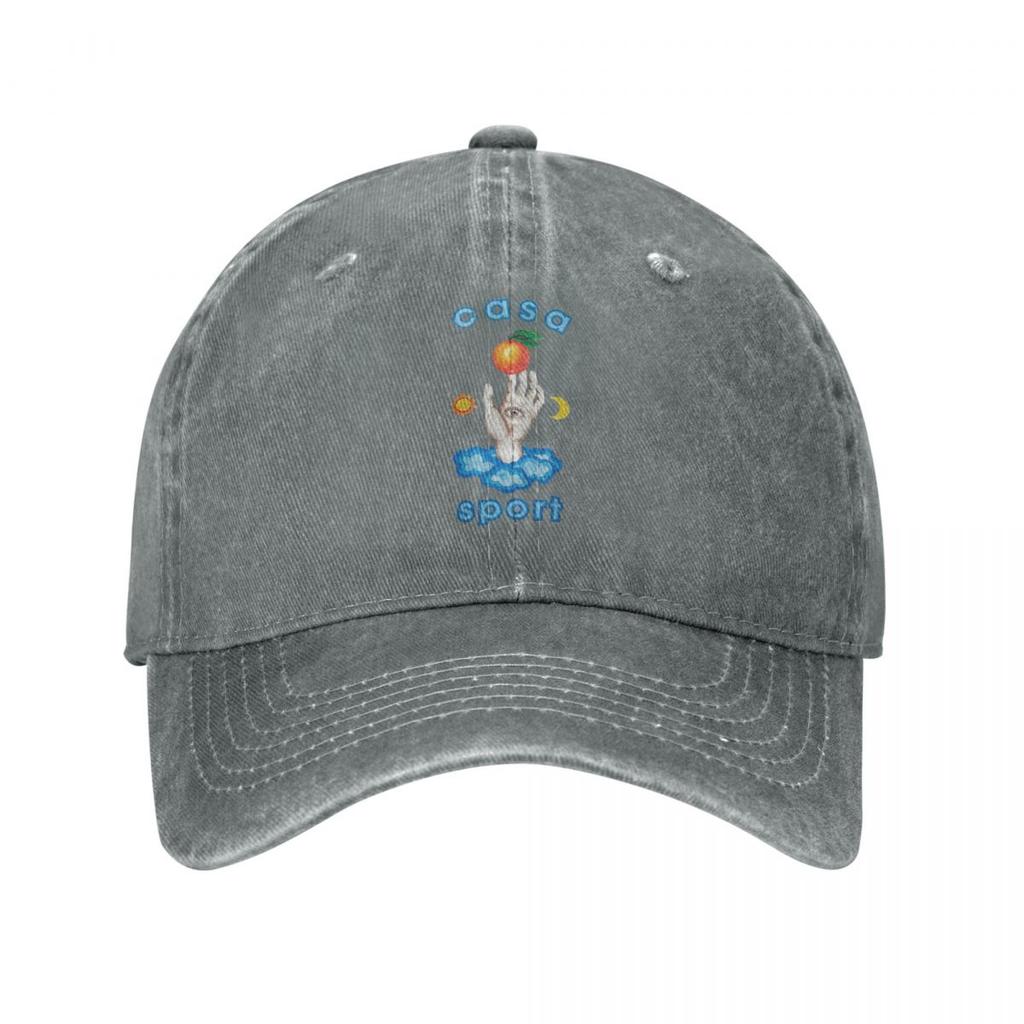Casablanca Tennis Club Merch Unisex Women Baseball Caps Distressed Washed Hats Cap Classic Outdoor Summer Headwear