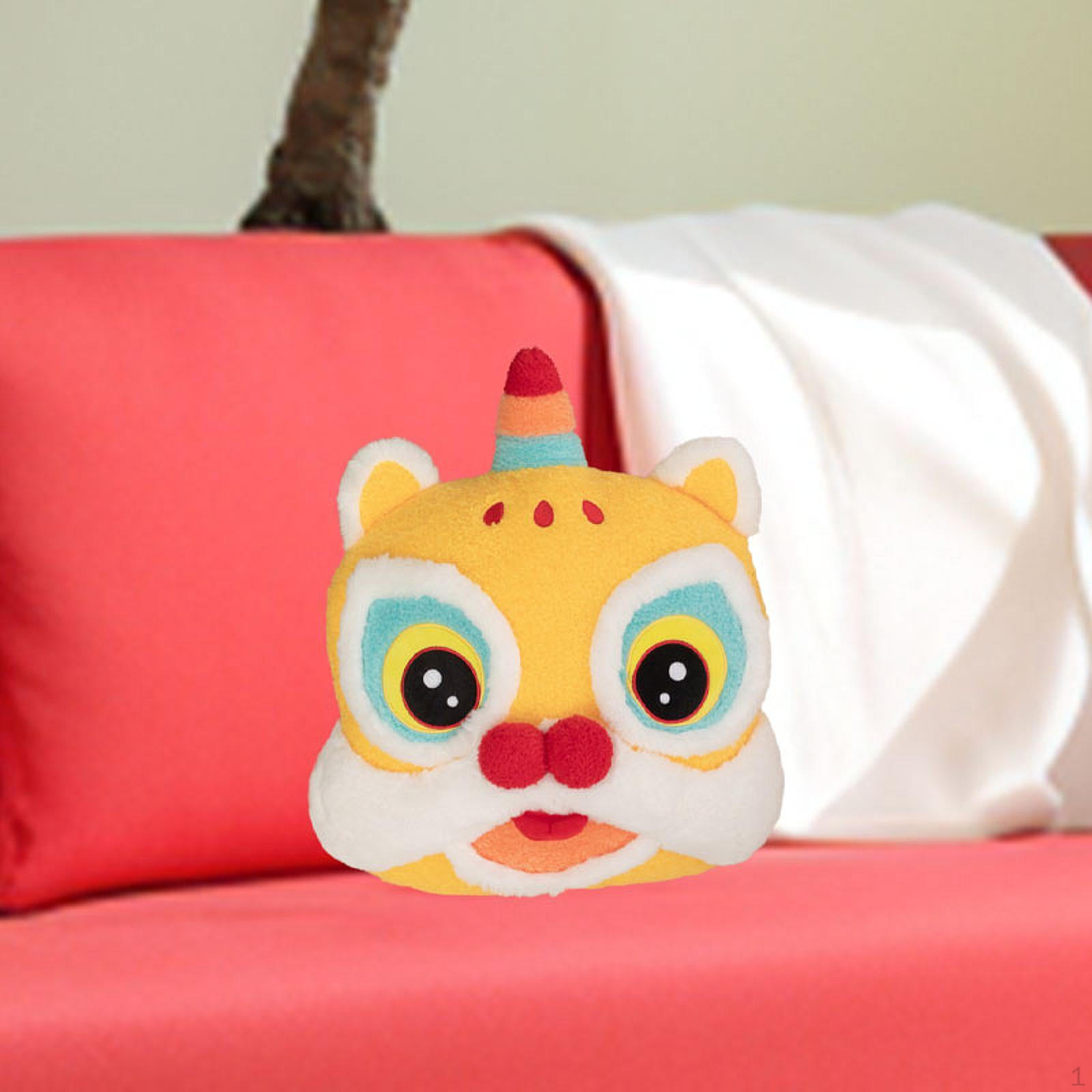 

Подушка «Фестиваль льва» для украшения дома и использования в автомобиле жёлтый