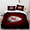 Rugby Team Series 3D Digital Printing Three-Piece Bedding Kit Sheet Quilt Cover