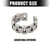 Women Fashion Ring Open Twisted Copper Adjustable Finger Accessory For Parties Geometric Party Jewelry