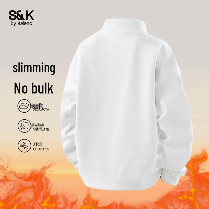 Baleno Men's S&K Series Semi-High Collar Thermal Sweatshirt