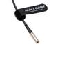 Canon R5C DIN TRS 90 Degree Timecode Cable for Tentacle Sync and Alvin 1.0/2.3~3.5mm