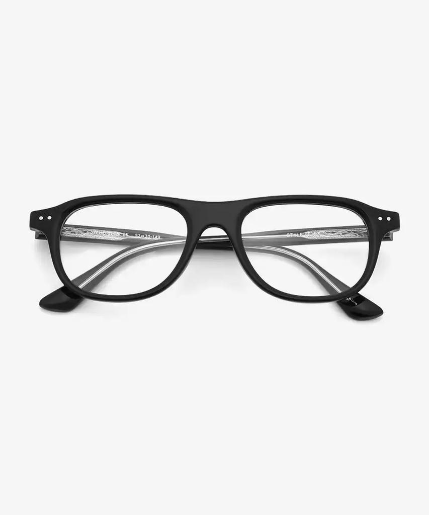 Seutailwokeu Black Sw Horn 03 Bk Stylework Eyeglass Frames