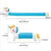 1PCS Sensory Telescopic Shape Changing Bend Tube Fidget Toys Pop Tubes Release Stress Anxiety Decompression Interactive Garage Kits\t