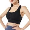 Hot-Selling Front Zipper Sports Bra: Beautiful, Shockproof Running Fitness Vest, Plus Size