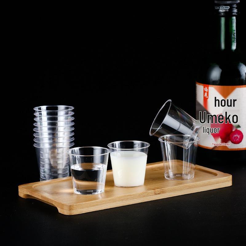 30ml Durable Clear Plastic Airline Tasting Cup