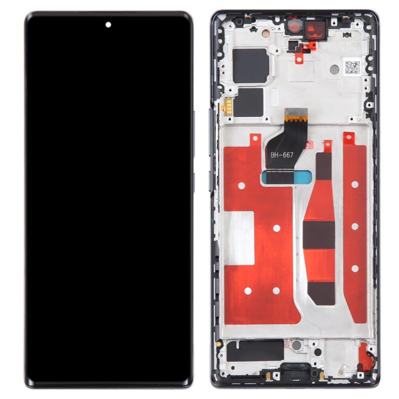 

For Honor 70 5G FNE-AN00 FNE-NX9 OEM Grade S OLED Screen and Digitizer Assembly+Frame Repair Part (without Logo) Black