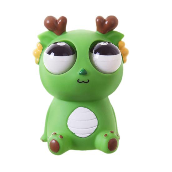 

Игрушка-непоседа Креативная забавная игрушка-сжиматель для глазного яблока в форме дракона, игрушка-непоседа для взрослых и детей темно-зеленого