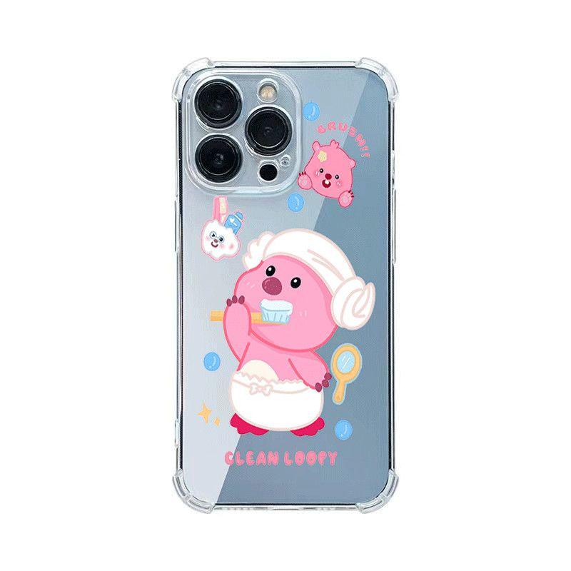 New Phone Case for Girls with Airbag Anti Fall Phone Case for Huawei for Apple Phone Protective Case, All Inclusive Transparent Airbag