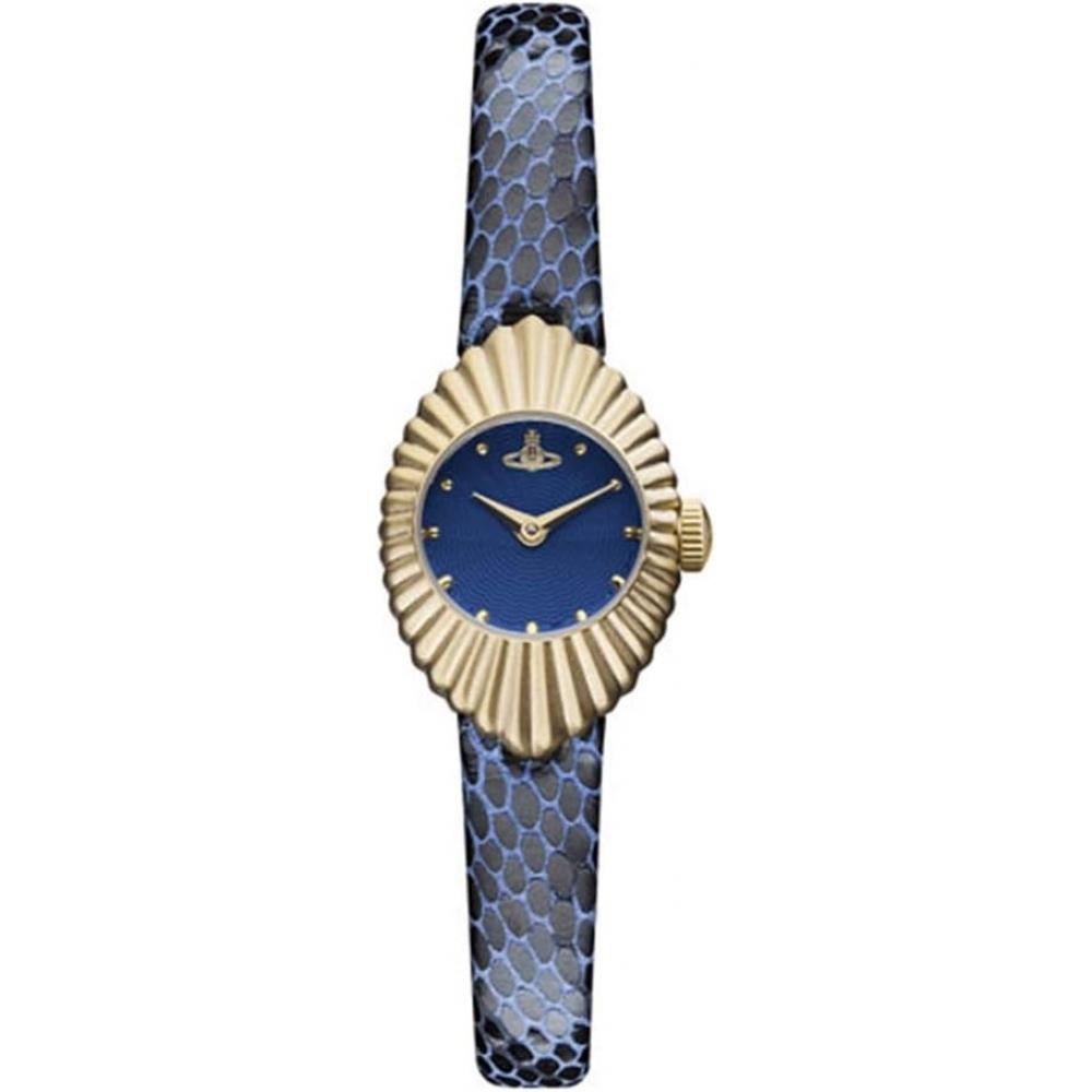 

Vivienne WeStwood [Vivienne WeStwood] Женские часы S Concertina Small Small Gold Blue Leather Blue Watch Vv096nvnv [параллельный импортный продукт]