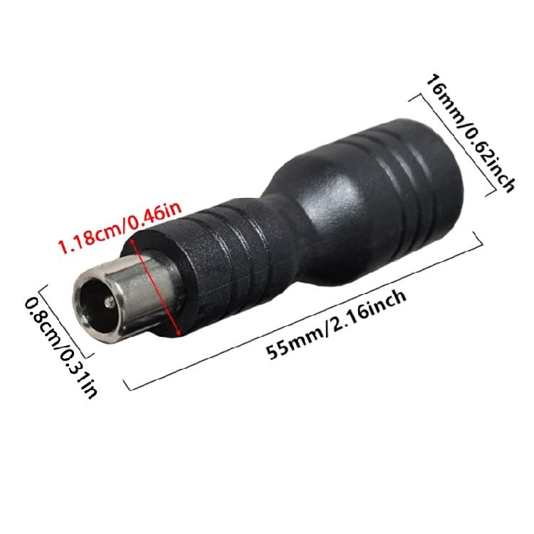 Electric Scooter Charging Conversion Plug 5.5x2.1mm Female To 8016 Male Adapter for Extended Durability