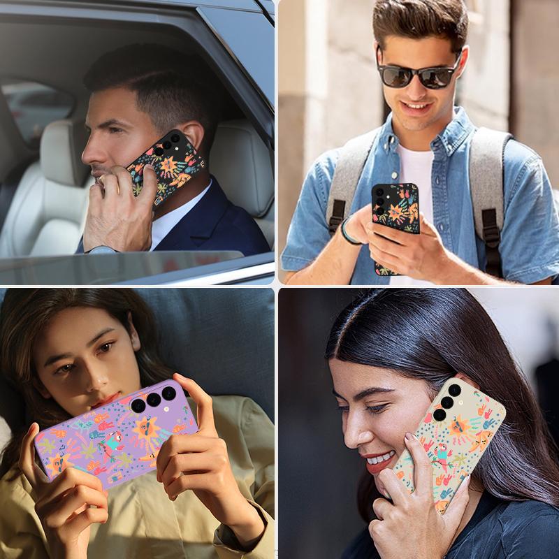 Colorful Cartoon Pattern Case For Samsung Galaxy S25 Ultra S24 S23 S22 Plus S21 S25 FE Magnetic For Magsafe Soft Silicone Cover