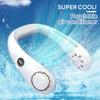 Mini Portable Bladeless Mute Sports Fans USB Rechargeable Neck Fan LCD Display for Outdoor Ventilador Cooling  Air Conditioner