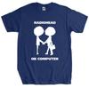 Unisex Brand T Shirt Summer Cotton Tshirt Radiohead Logo OK Computer OKNOTOK Music Rock BandBlack TShirt Size