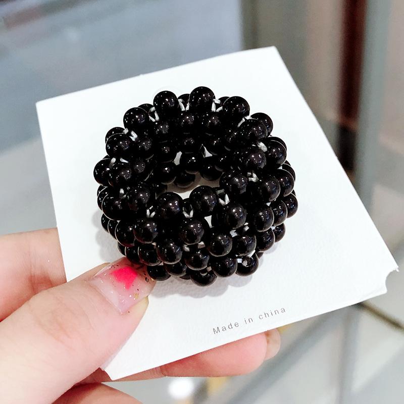 Pearl Hair Ties Beautiful Pearl Elastic Hairbands Handmade Headwear Woman Hair Accessories