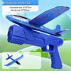 Kid's Foam Airplane Launcher & Thrower - Outdoor Flying Sports Toy for Boys