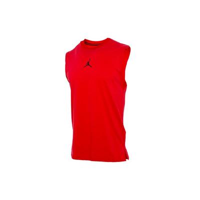 Air Dri-Fit Ātri žūstošs bez piedurknēm ar apaļu kakla izgriezumu T-krekls Vīriešu topi Sarkans DC3237-687