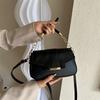 Trendy Chain Shoulder Bag Women 2023 Winter New Pu Street Style Small Square Bag