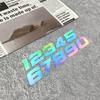 1SET Number 1234567890 Motorcycle Stickers Waterproof  Motorbike Fuel Tank Electric Scooter Vinyl Decals Durable Laptop Decors